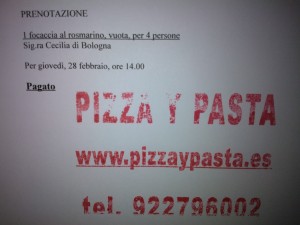 Non solo pizza.. PIZZA Y PASTA es mucho mas!