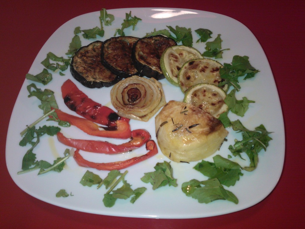 Porzione verdure al forno a legna_PIZZA Y PASTA_TENERIFE